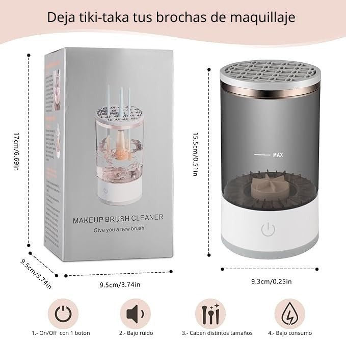 Higienizador De Brochas para Maquillaje